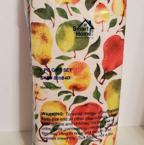 Smart Home Kitchen Towel / Floor Mat Set, 7 Piece Set Retro - Picture 3 of 3